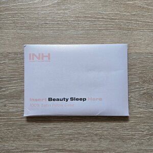 INH 100% Satin Pillowcase – Ivory – Standard Size – New in Box - Sealed